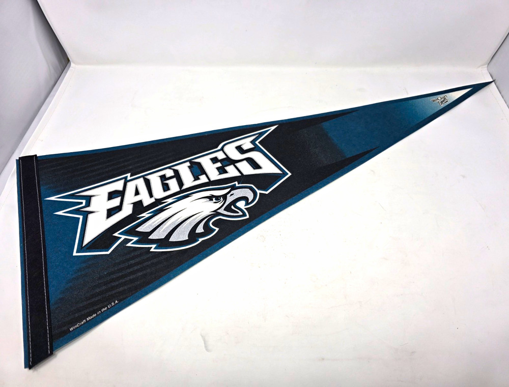 Philadelphia Eagles WinCraft Pennant Full Size NFL Football Made in USA